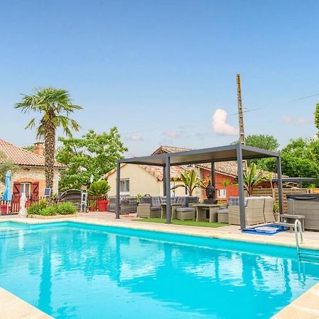 Belle Quercynoise Piscine Jacuzzi Partages Villa Septfonds Exteriör bild