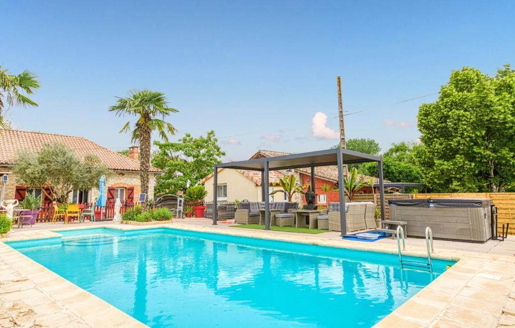 Belle Quercynoise Piscine Jacuzzi Partages Villa Septfonds Exteriör bild